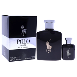 RALPH LAUREN - POLO BLACK 2PC SET ( M ) 4.2 OZ