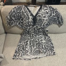 Black/tan Dress