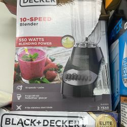 BLACK+DECKER, 10-speed Blender, Black
