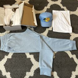 ASIC Tech Sweats Size Large , Bass Pro Trucker Hat Adjustable,Af1s Size 9 Brand New Never Worn
