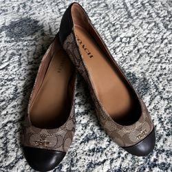 Coach Signature Ballet Flats