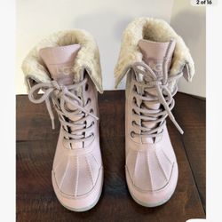 UGG KIDS BUTTE II Winter  BOOT PINK WATERPROOF  YOUTH Sz US 2