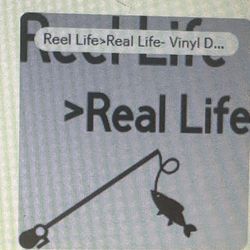6 x 6 inch Vinyl Window Decal - REEL LIFE > Real life