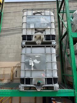 Free totes 275 gallon water storage containers