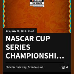 NASCAR CUP SERIES CHAMPIONSHIP WEEKEND - SUNDAY (11/2)