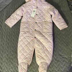 Ralph Lauren Pink Baby Warm Suit 