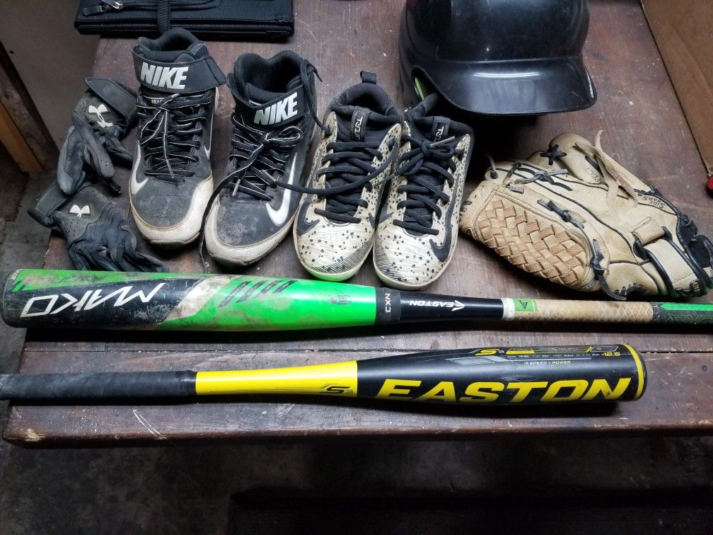 Youth Baseball Lot,Easton, Under Armor,nike