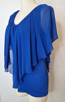 VENUS Royal Blue Blouse
