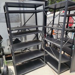 Metal storage rack shelving unit