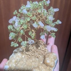 Real Crystal Gem Tree Decore