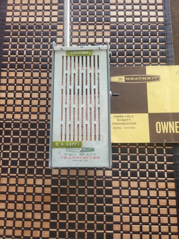 Transceiver,for Parts Hand Held And Manual