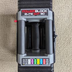 Powerblock Elite EXP 90 Adjustable Dumbbell 