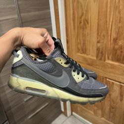 Nike Air Max Terrascape 90 Black Lime Ice Anthracite Men's Size 8.5