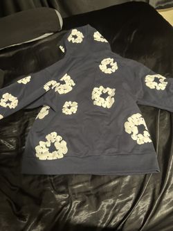 Navy Blue Denim Tears Hoodie