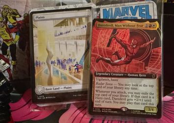 Daredevil Promo Card and Lands
