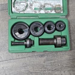 Vintage Greenlee 7235BB Slug Buster Punch Set 1 1/4 -1/2 Good Condition