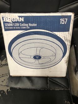 broan 157 ceiling heater
