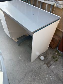 White desk