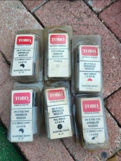 Toro nozzles