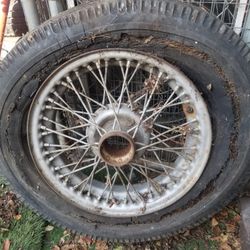 Vintage M.G Car Rim $150