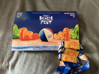 Baja Beach Fest  3 day GA (3 tickets)