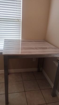 Modern gray dining table - moving out sale