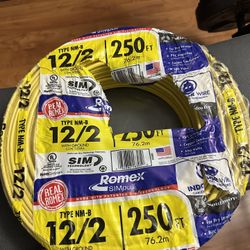 Romex wire 250ft with ground wire - $130 