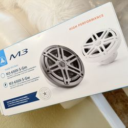 JL Audio M3 6.5” Marine Speakers (Pair) – New in Box – White