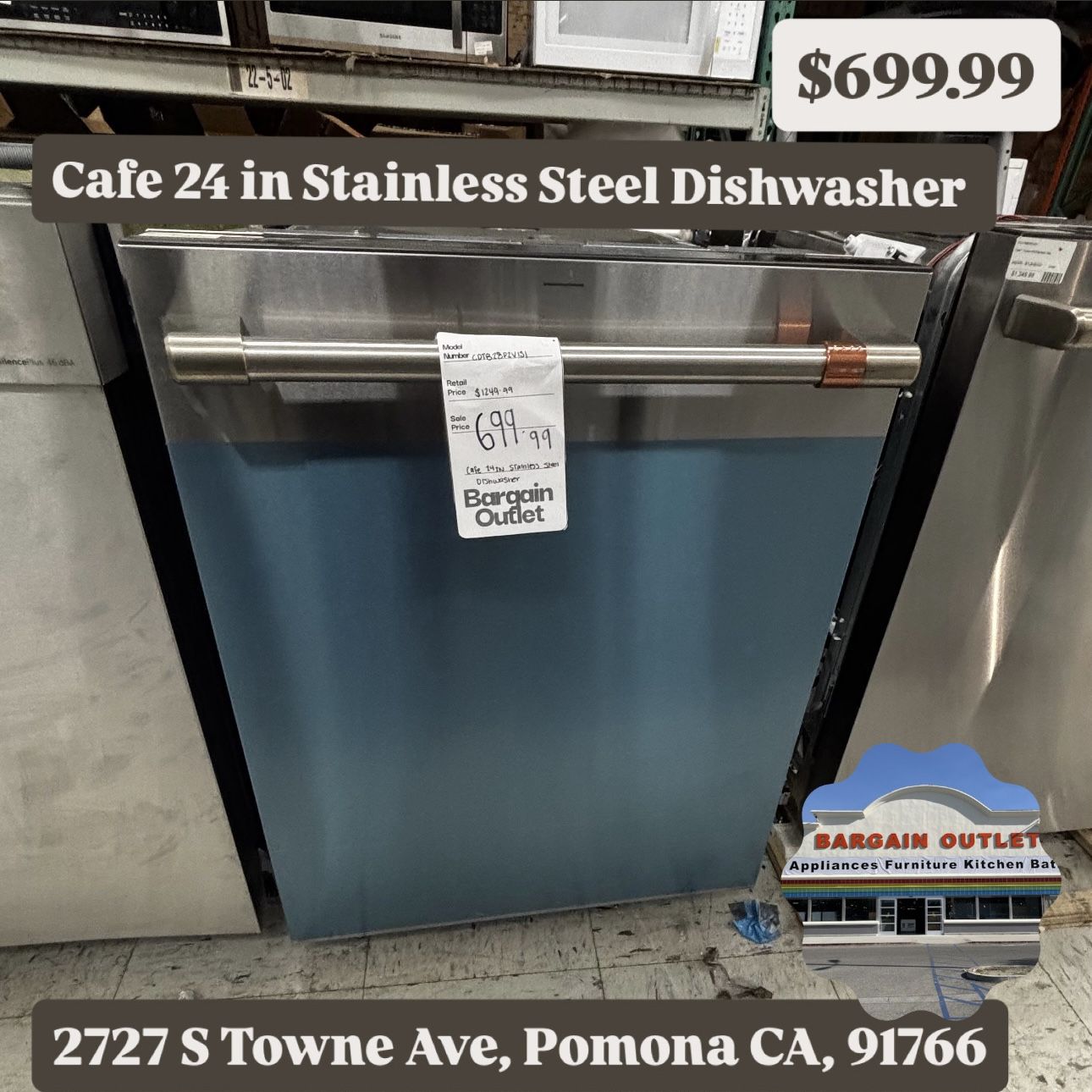 Café 24 In Stainless Steel Dishwasher
