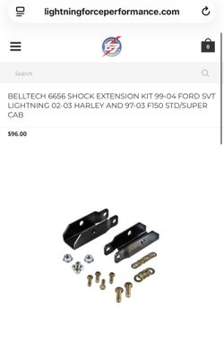 BELLTECH 6656 SHOCK EXTENSION KIT 99-04 FORD SVT LIGHTNING