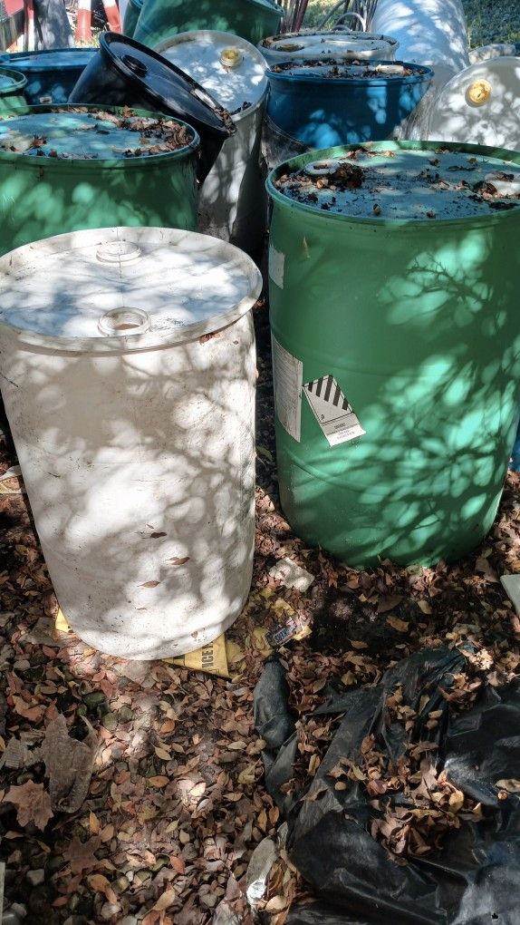 30 gal. & 50 gal.  Plastic Drums