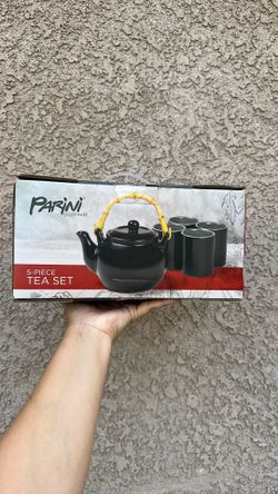 5 piece ceramic tea set