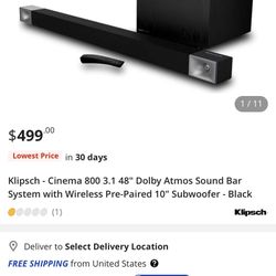 Klipsch Cinema 800   Bluetooth Speaker 