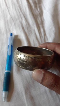 Old silver bracelet