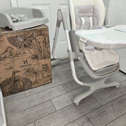 Hagaday 6 in 1 Convertible High Chairs for Babies and Toddlers,Portable High Chair with Dishwasher Tray