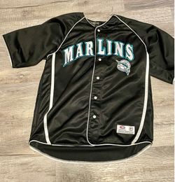 Vintage MLB True Fan Florida Marlins Baseball Jersey large