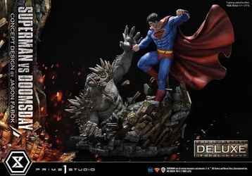 Dc Comics Figure 1/3 Superman Vs. Doomsday By Jason Fabok Deluxe Bonus Version