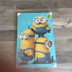 Despicable Me Minions Wall Painting