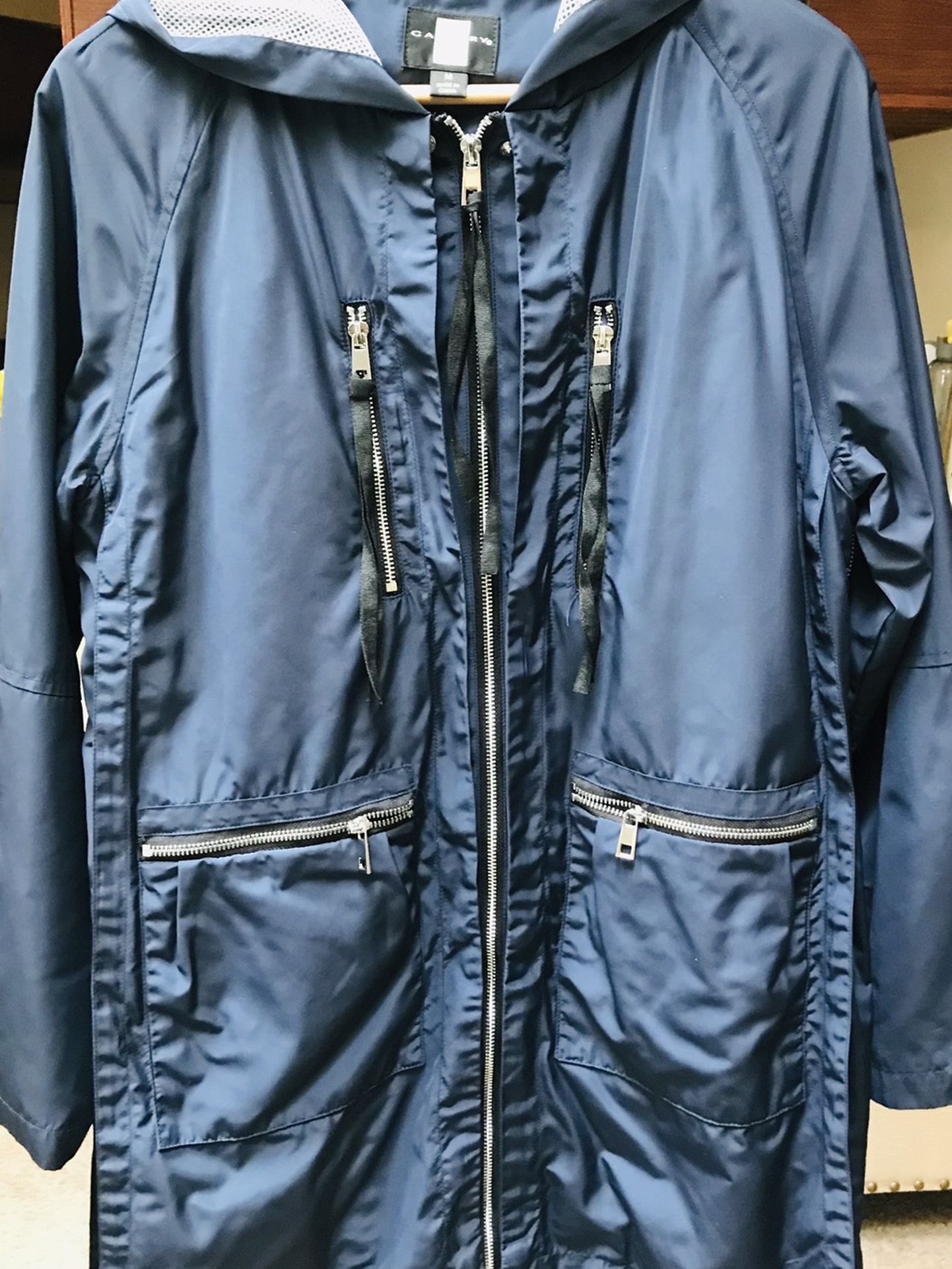 Gallery Rain Jacket size M Navy color