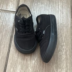 Vans Black Toddler 7c 