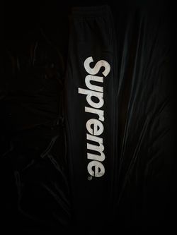 Black supreme pants