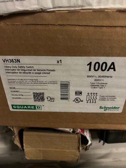 100 A disconnect square D