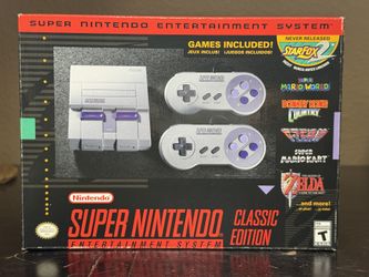 Super NES Classic Edition 2017 Authentic Nintendo Super Nintendo Entertainment System Classic Edition