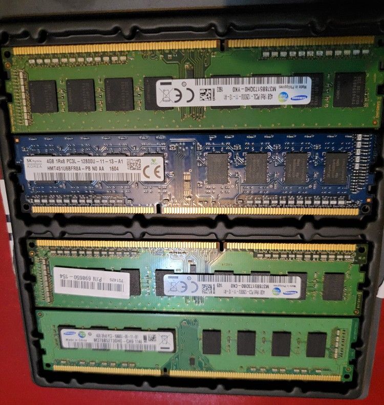 x4 4GB DDR3 Sticks | All Or None
