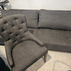 Sofa And Matching Chair For Sale
