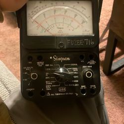 Vintage Voltage Reader. Not Complete