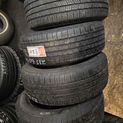 4 Tires 215.60.16 Good Year Reliant 90 % Tread Dot 4123