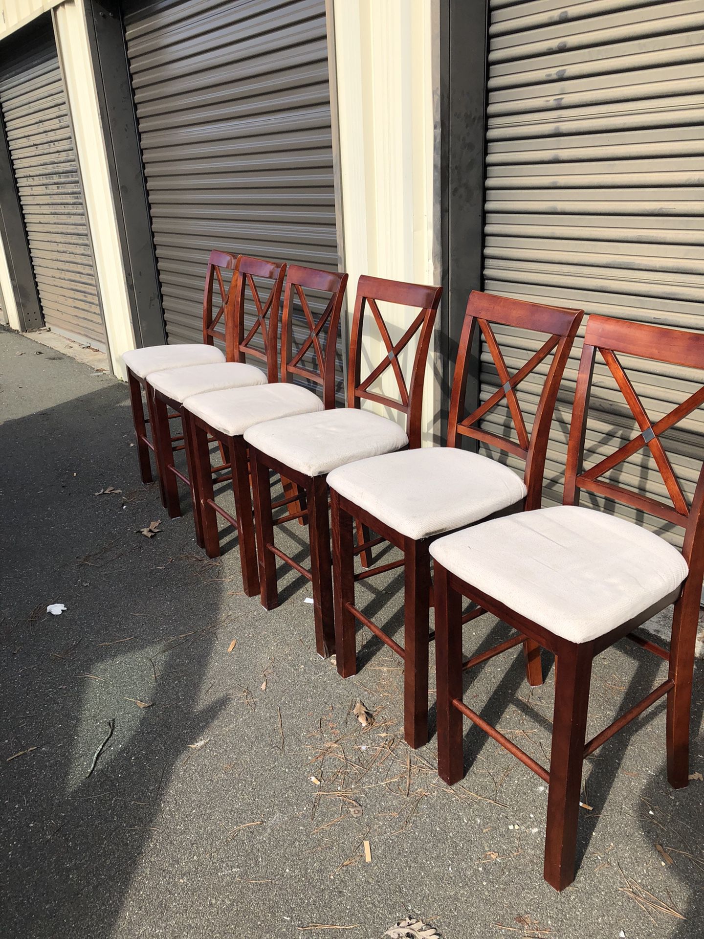 Table and bar height chairs...