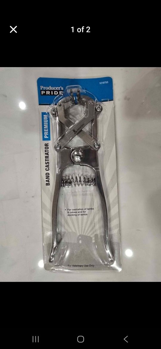 New - Premium Band castrator for sheep, goats, calves, livestock
