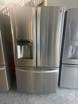36” LG REFRIGERATOR FRIDGE HELADERA NEVERA GOOD CONDITION WORKING DELIVERY WARRANTY 4 MONTHS